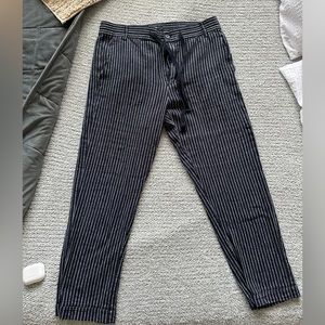 Forever 21 Cropped Linen Pants